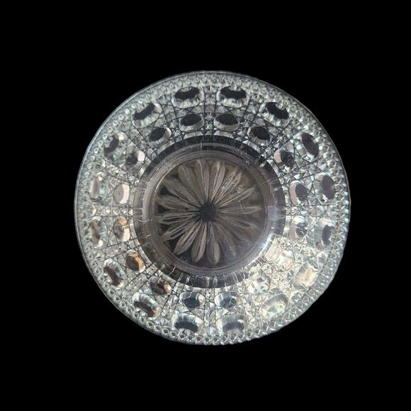 Vintage Federal Glass Company 5 5/8" Windsor Clear Mayonnaise Bowl - Picture 3 of 6